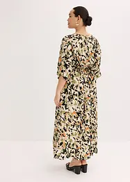 Maxi jurk met pailletten van soepele viscose, bonprix