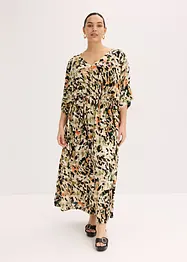 Maxi jurk met pailletten van soepele viscose, bonprix