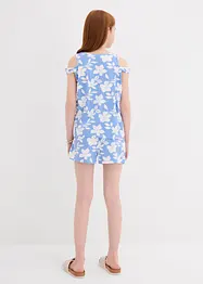 Jersey top en korte broek (2-dlg. set) van biologisch katoen, bonprix
