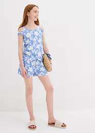 Jersey top en korte broek (2-dlg. set) van biologisch katoen, bonprix