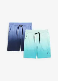 Sweat bermuda van katoen (set van 2), bonprix