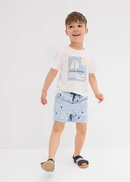 T-shirt en korte broek van biologisch katoen (2-dlg. set), bonprix