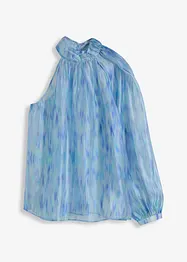 One-shoulder chiffon blouse, bonprix