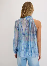 One-shoulder chiffon blouse, bonprix