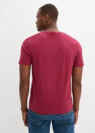 Henley shirt van biologisch katoen (set van 2), bonprix