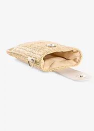 Kleine schoudertas in rieten look, bonprix