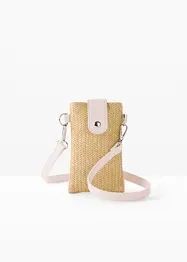 Kleine schoudertas in rieten look, bonprix