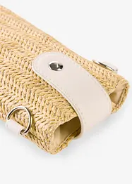 Kleine schoudertas in rieten look, bonprix