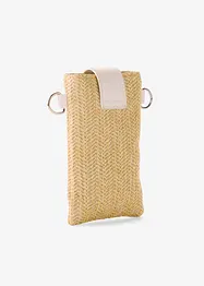 Kleine schoudertas in rieten look, bonprix