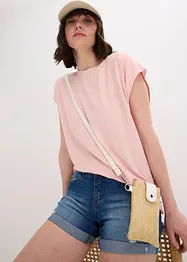 Kleine schoudertas in rieten look, bonprix
