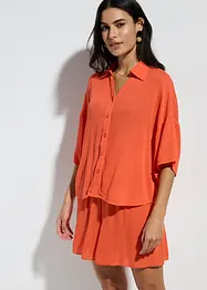 Strandblouse van viscose met korte mouwen, bonprix