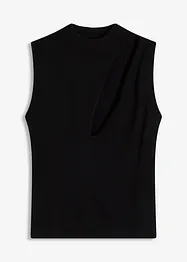 Gebreide top met cut-outs, bonprix