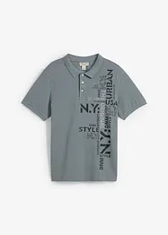 Piqué poloshirt van puur katoen, slim fit, korte mouw, bonprix