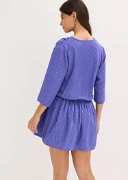 Mini jurk van getextureerd materiaal, bonprix