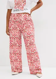 Slip-on broek van gestructureerd crêpe, bonprix