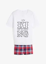 Shortama van puur katoen met korte mouwen, bonprix