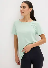 Lang sportshirt met rugdecolleté, bonprix