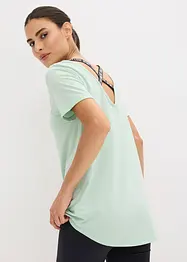 Lang sportshirt met rugdecolleté, bonprix
