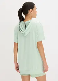 Oversized sportshirt met capuchon, sneldrogend, bonprix