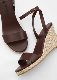 Sandaletten met sleehak, bonprix