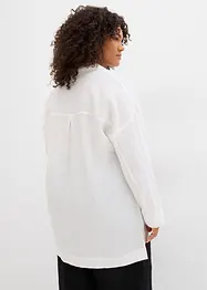 Overhemdblouse in een soepele viscosemix, bonprix