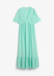 Maxi jurk met strokenrok van soepele viscose, bonprix