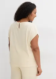 Oversized shirt in gebreide look, bonprix