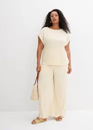 Oversized shirt in gebreide look, bonprix