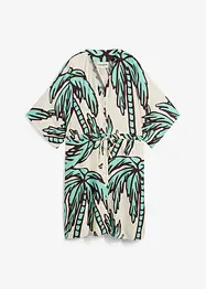 Mini jurk van soepele viscose met kimonomouwen, bonprix
