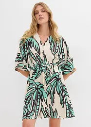 Mini jurk van soepele viscose met kimonomouwen, bonprix