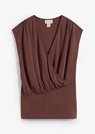 Wikkelshirt van een vloeiende viscosemix, bonprix