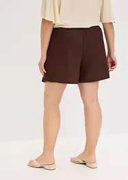 Instap short van gestructureerde crêpe, bonprix