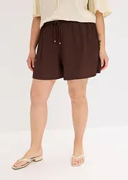 Instap short van gestructureerde crêpe, bonprix