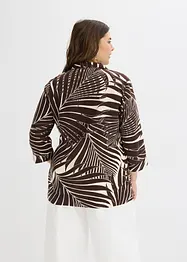 Kimono blouse in linnen look, bonprix