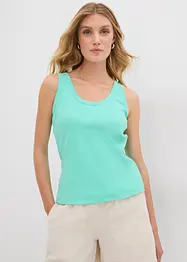 Tanktop met biologisch katoen (set van 2), bonprix