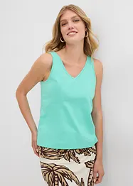 Tanktop van puur katoen (set van 2), bonprix