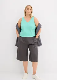 Tanktop van puur katoen (set van 2), bonprix
