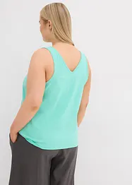 Tanktop van puur katoen (set van 2), bonprix