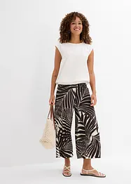 Shirt met elastische boordjes, bonprix