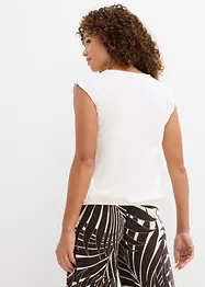 Shirt met elastische boordjes, bonprix