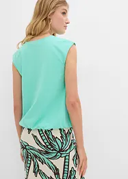 Shirt met elastische boordjes, bonprix