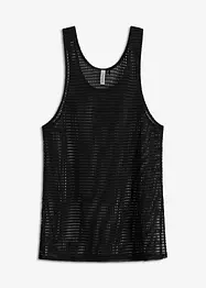Transparante lange strandtop, bonprix