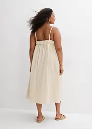 Jurk met spaghettibandjes van een soepele viscose-mix, bonprix