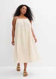 Jurk met spaghettibandjes van een soepele viscose-mix, bonprix