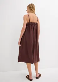 Jurk met spaghettibandjes van een soepele viscose-mix, bonprix