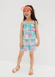 Top en korte broek van biologisch katoen (2-dlg. set), bonprix