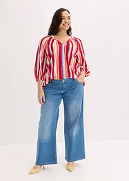 Blouse van gestructureerde viscose, bonprix