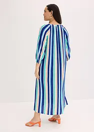 Gestreepte kaftan jurk van gestructureerde viscose, bonprix