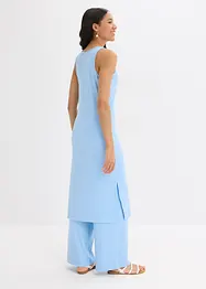 Midi jurk van zacht ribmateriaal, bonprix