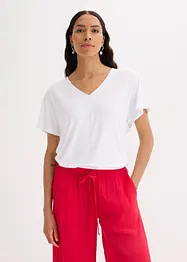 Oversized shirt in een viscosemix, bonprix